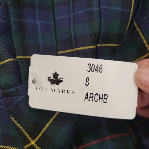 Plaid A-Line Skirt NWT - Picture 7 of 8